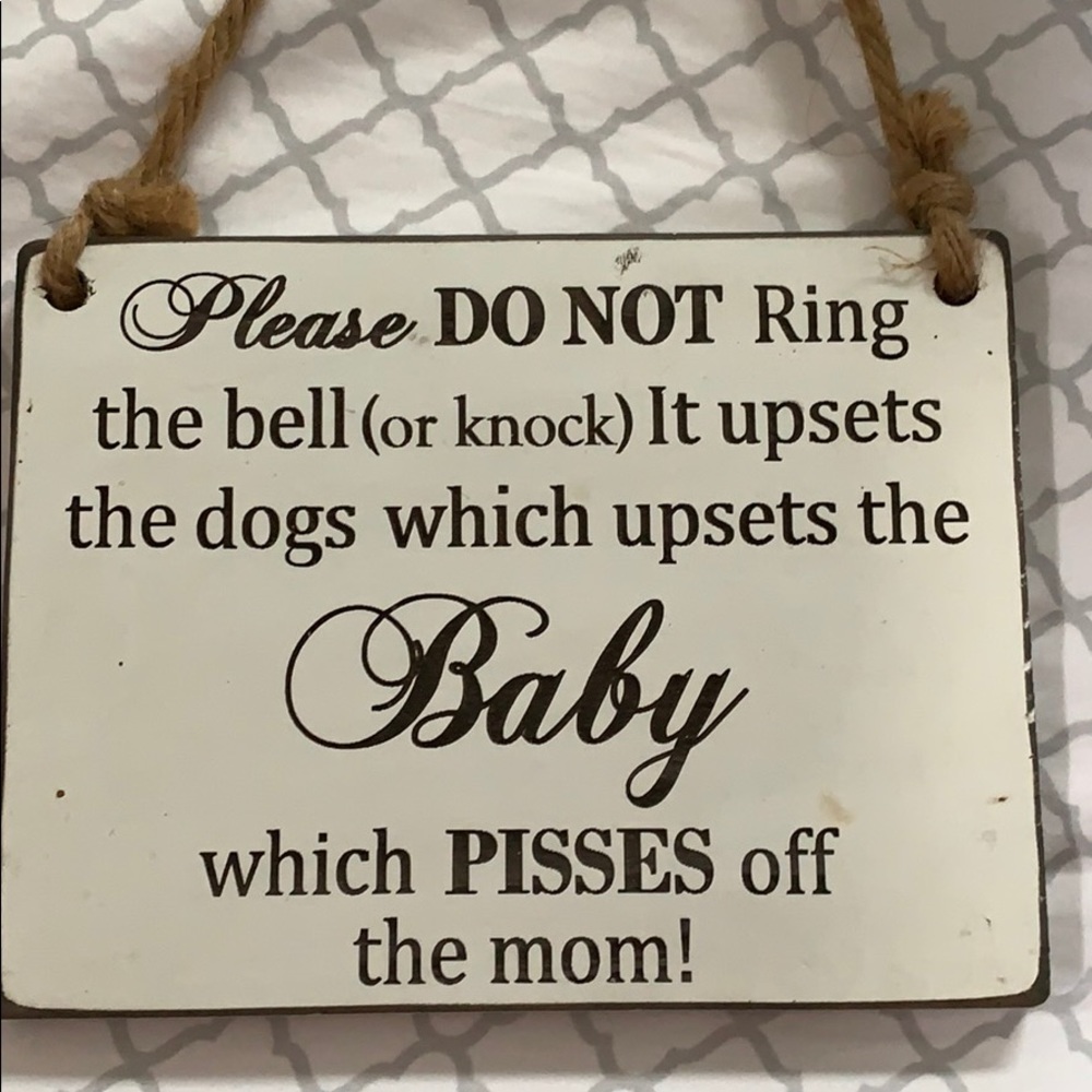 Cute baby sign